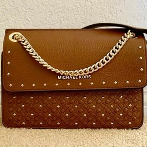 "Sale"Michael kors kathy Leather CrossBody